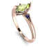 Marquise Peridot Geometrical Engagement Ring - Reese No. 714 image 3