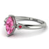 Marquise Pink Moissanite Geometrical Engagement Ring - Reese No. 812