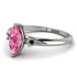 Marquise Pink Moissanite Geometrical Engagement Ring - Reese No. 809