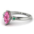 Marquise Pink Moissanite Geometrical Engagement Ring - Reese No. 806