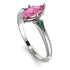 Marquise Pink Moissanite Geometrical Engagement Ring - Reese No. 806
