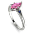 Marquise Pink Moissanite Geometrical Engagement Ring - Reese No. 815