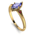 Marquise Tanzanite Geometrical Engagement Ring - Reese No. 210