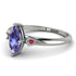 Marquise Tanzanite Geometrical Engagement Ring - Reese No. 212