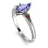 Marquise Tanzanite Geometrical Engagement Ring - Reese No. 212