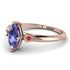 Marquise Tanzanite Geometrical Engagement Ring - Reese No. 211
