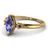 Marquise Tanzanite Geometrical Engagement Ring - Reese No. 213