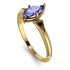 Marquise Tanzanite Geometrical Engagement Ring - Reese No. 207