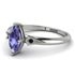 Marquise Tanzanite Geometrical Engagement Ring - Reese No. 209