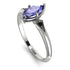 Marquise Tanzanite Geometrical Engagement Ring - Reese No. 209