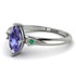 Marquise Tanzanite Geometrical Engagement Ring - Reese No. 206