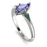 Marquise Tanzanite Geometrical Engagement Ring - Reese No. 206