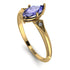 Marquise Tanzanite Geometrical Engagement Ring - Reese No. 201