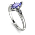 Marquise Tanzanite Geometrical Engagement Ring - Reese No. 203