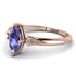 Marquise Tanzanite Geometrical Engagement Ring - Reese No. 202
