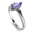 Marquise Tanzanite Geometrical Engagement Ring - Reese No. 215