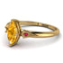 Marquise Yellow Diamond Geometrical Engagement Ring - Reese No. 1010