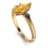 Marquise Yellow Diamond Geometrical Engagement Ring - Reese No. 1013