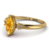 Marquise Yellow Diamond Geometrical Engagement Ring - Reese No. 1001 image 2
