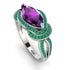 Milgrain Marquise Amethyst Engagement Ring - Marley No. 306