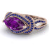 Milgrain Marquise Amethyst Engagement Ring - Marley No. 314 image 3