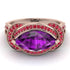 Milgrain Marquise Amethyst Engagement Ring - Marley No. 311 image 2