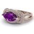 Milgrain Marquise Amethyst Engagement Ring - Marley No. 302 image 3
