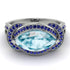 Milgrain Marquise Aquamarine Engagement Ring - Marley No. 415 image 2