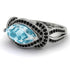 Milgrain Marquise Aquamarine Engagement Ring - Marley No. 409 image 3