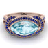 Milgrain Marquise Aquamarine Engagement Ring - Marley No. 414 image 2