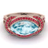 Milgrain Marquise Aquamarine Engagement Ring - Marley No. 411 image 2