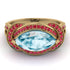 Milgrain Marquise Aquamarine Engagement Ring - Marley No. 410 image 2