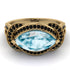 Milgrain Marquise Aquamarine Engagement Ring - Marley No. 407 image 2
