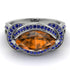 Milgrain Marquise Brown Diamond Engagement Ring - Marley No. 1115 image 2