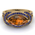 Milgrain Marquise Brown Diamond Engagement Ring - Marley No. 1113 image 2