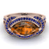 Milgrain Marquise Brown Diamond Engagement Ring - Marley No. 1114 image 2
