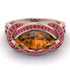 Milgrain Marquise Brown Diamond Engagement Ring - Marley No. 1111