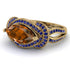 Milgrain Marquise Brown Diamond Engagement Ring - Marley No. 1113 image 3