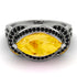 Milgrain Marquise Citrine Engagement Ring - Marley No. 609