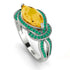 Milgrain Marquise Citrine Engagement Ring - Marley No. 606 image 1