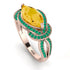 Milgrain Marquise Citrine Engagement Ring - Marley No. 605 image 1