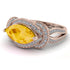 Milgrain Marquise Citrine Engagement Ring - Marley No. 602 image 2