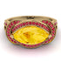 Milgrain Marquise Citrine Engagement Ring - Marley No. 610