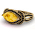 Milgrain Marquise Citrine Engagement Ring - Marley No. 607
