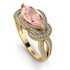 Milgrain Marquise Morganite Engagement Ring - Marley No. 901 image 1