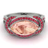 Milgrain Marquise Morganite Engagement Ring - Marley No. 912 image 3