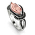Milgrain Marquise Morganite Engagement Ring - Marley No. 909 image 1