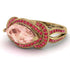 Milgrain Marquise Morganite Engagement Ring - Marley No. 910