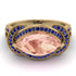 Milgrain Marquise Morganite Engagement Ring - Marley No. 913