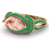 Milgrain Marquise Morganite Engagement Ring - Marley No. 904